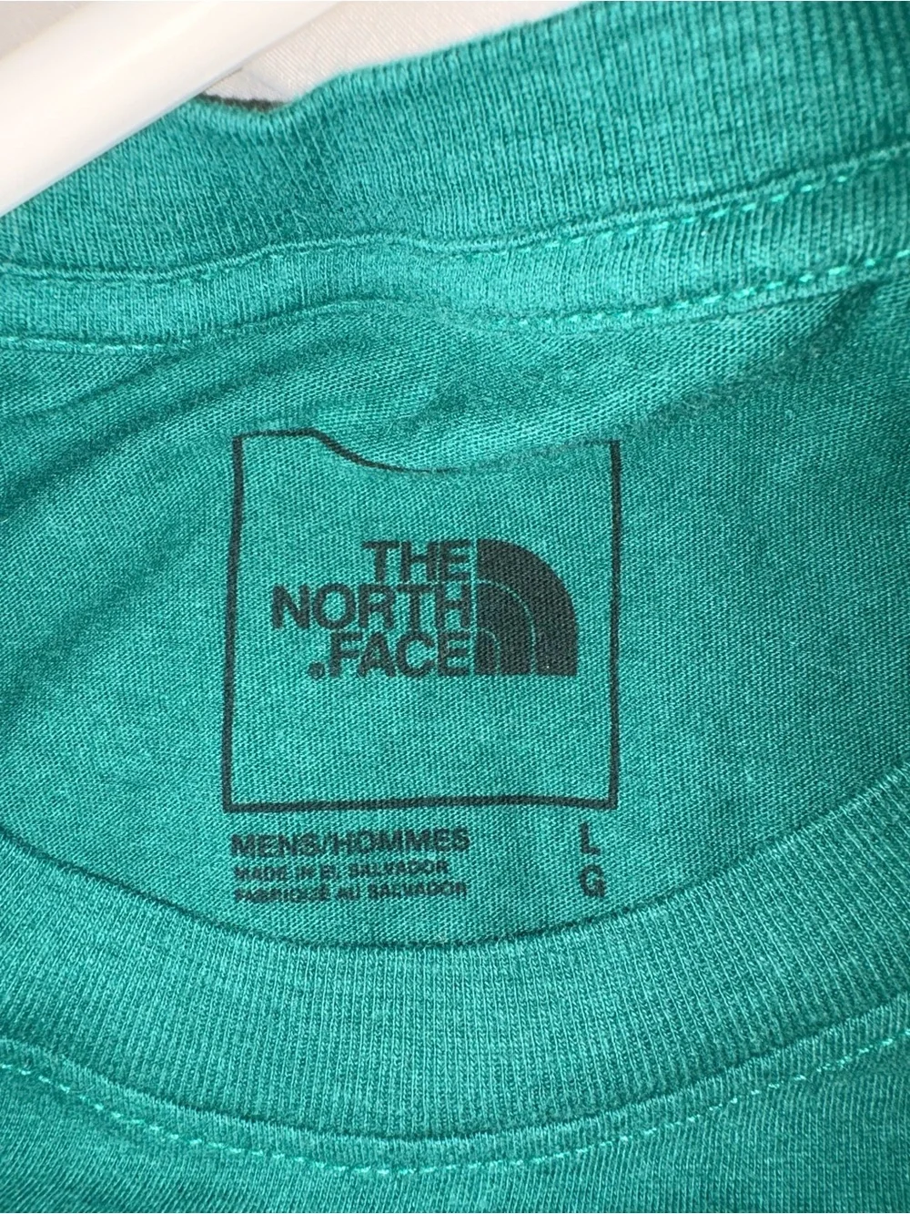 The North Face Men’s Green Tee with White Logo